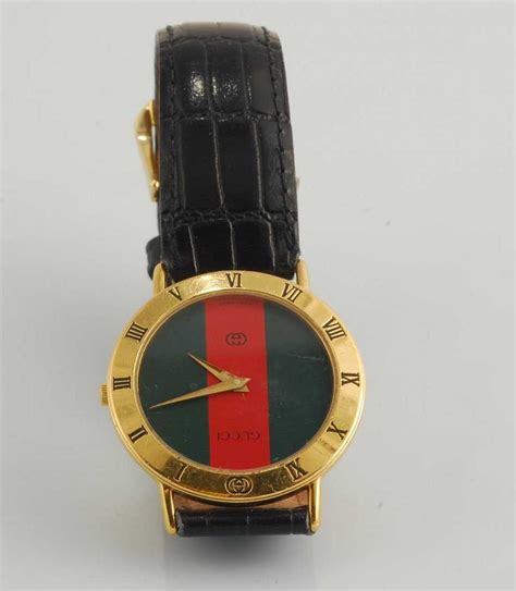 vintage gucci watches alligator grain|old gucci watches for sale.